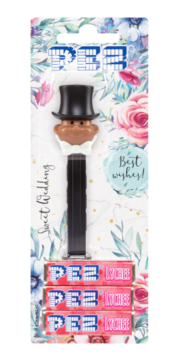 PEZ dispenser groom - dark complexion 