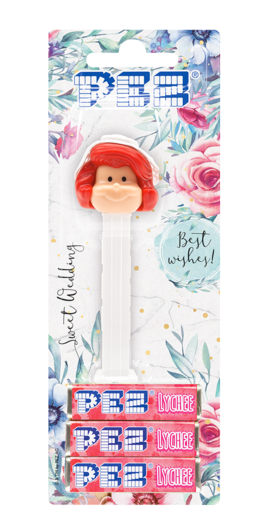 PEZ dispenser bride - hair color red 