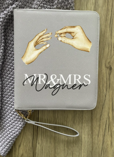 Family Organizer Hands Wedding