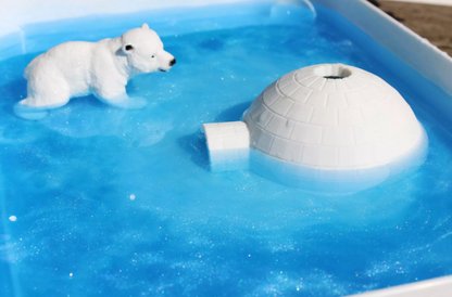 Sensorik-Iglo – Montessori Zubehör für Wasserspiele
