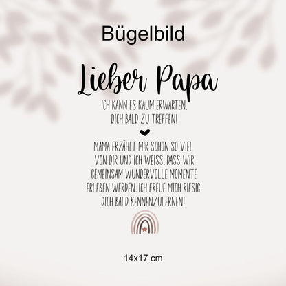 Lieber Papa | Baby Body | Schwangerschaftsverkündung | Papa1