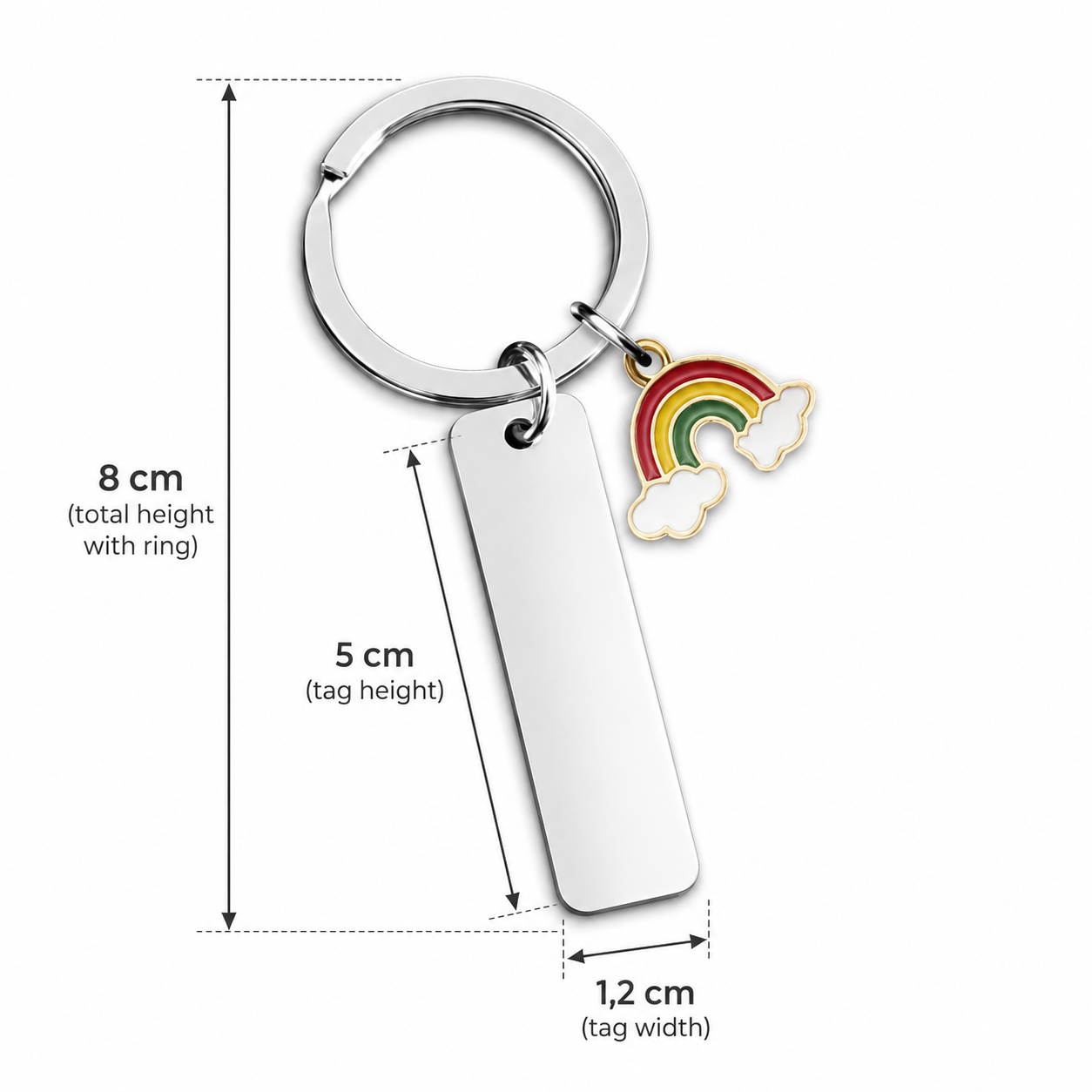 Schlüsselanhänger Regenbogen