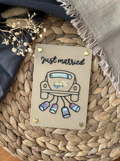 Geldgeschenk Hochzeit - Geldgeschenkkarte für das Brautpaar - Kreative Geschenkidee zur Hochzeit