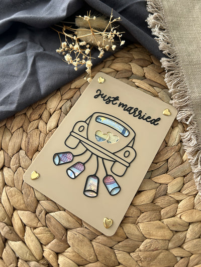 Geldgeschenk Hochzeit - Geldgeschenkkarte für das Brautpaar - Kreative Geschenkidee zur Hochzeit