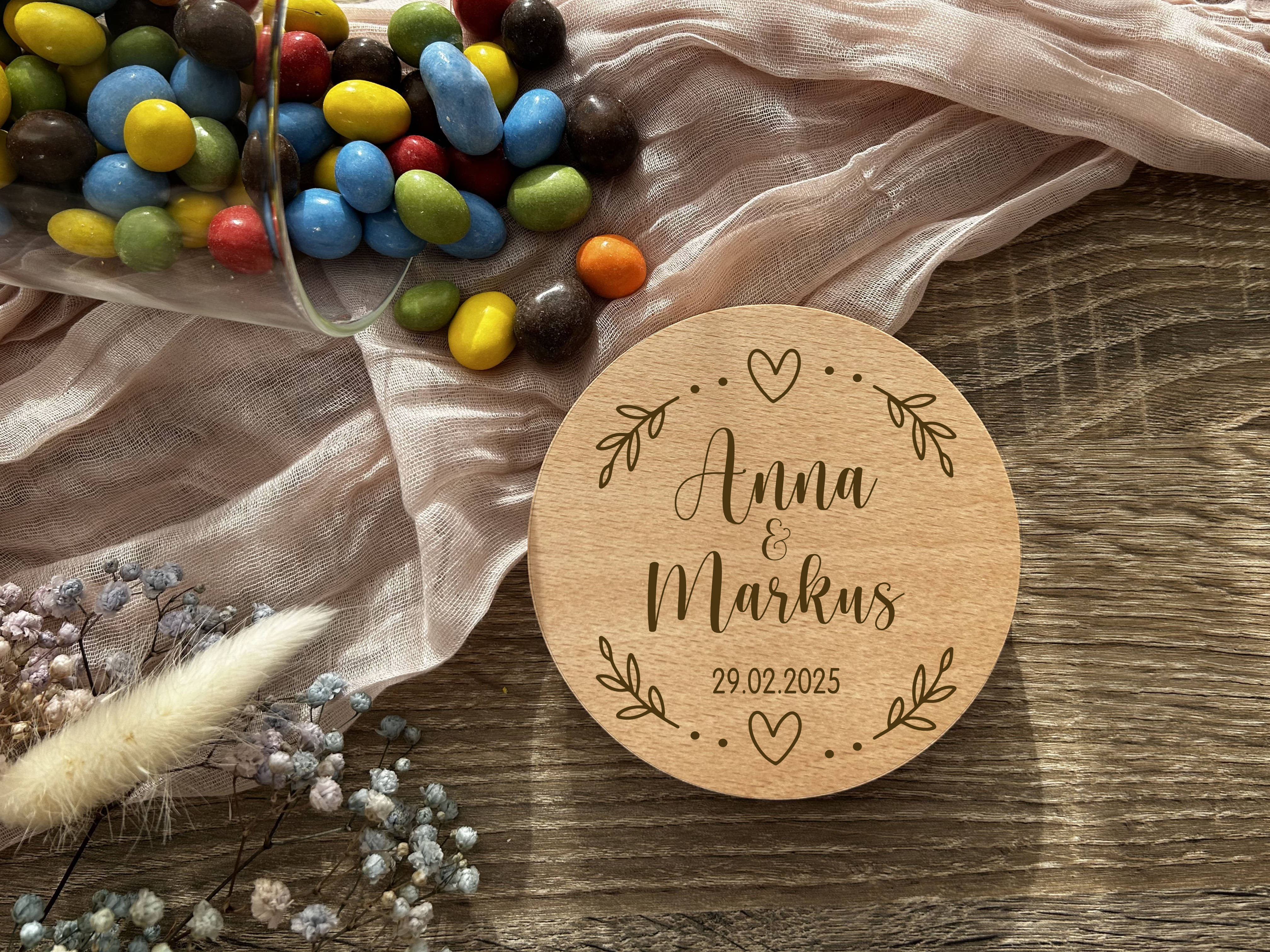 Hochzeit 2 | Personalisiertes Vorratsglas zur Hochzeit