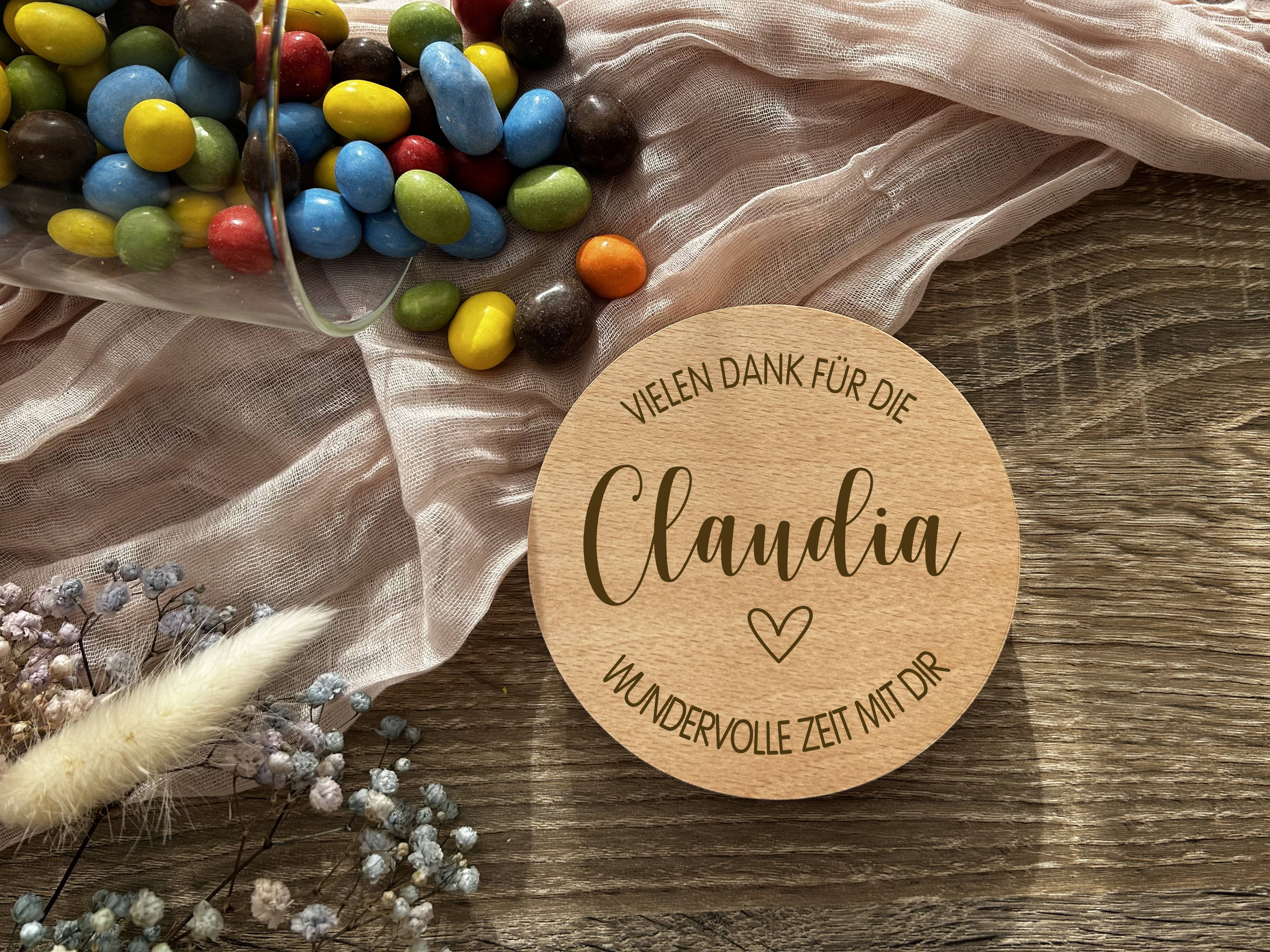 Wundervolle Zeit | Personalisiertes Vorratsglas Abschiedsgeschenk