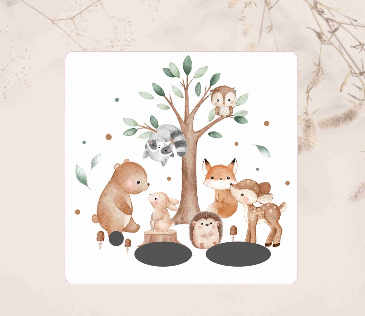 Forest Animals 2 | Personalized sticker for the Toniebox