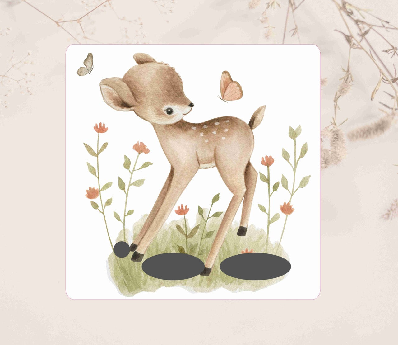 Forest Animals Deer | Personalized Sticker for the Toniebox