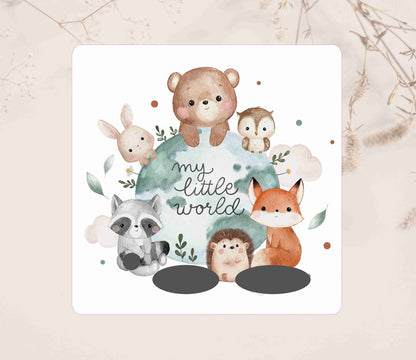 Forest Animals 2 | Personalized sticker for the Toniebox