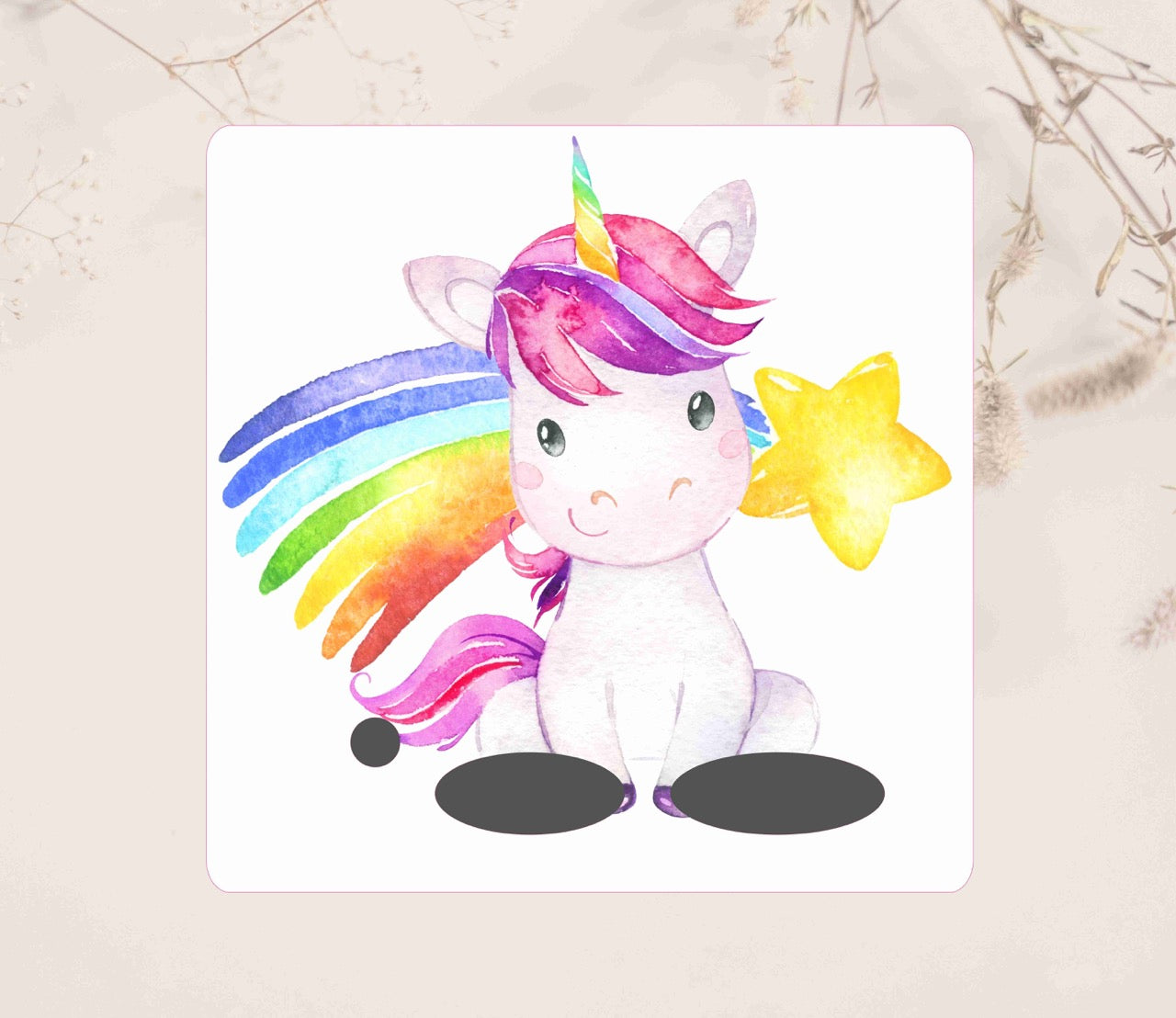 Unicorn | Personalized sticker for the Toniebox