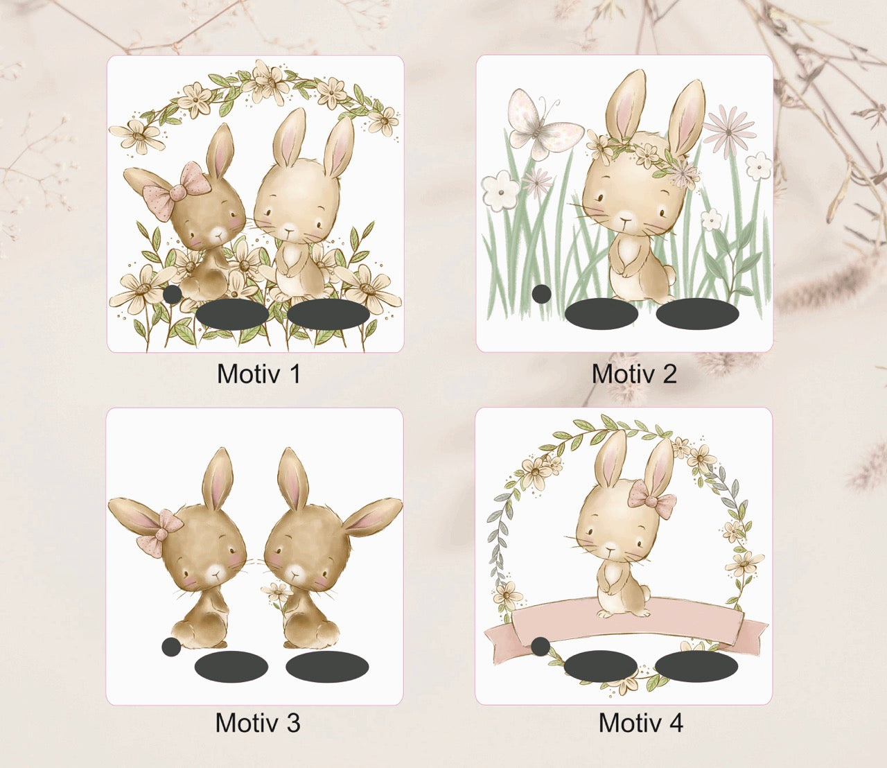 Rabbits | Personalized sticker for the Toniebox