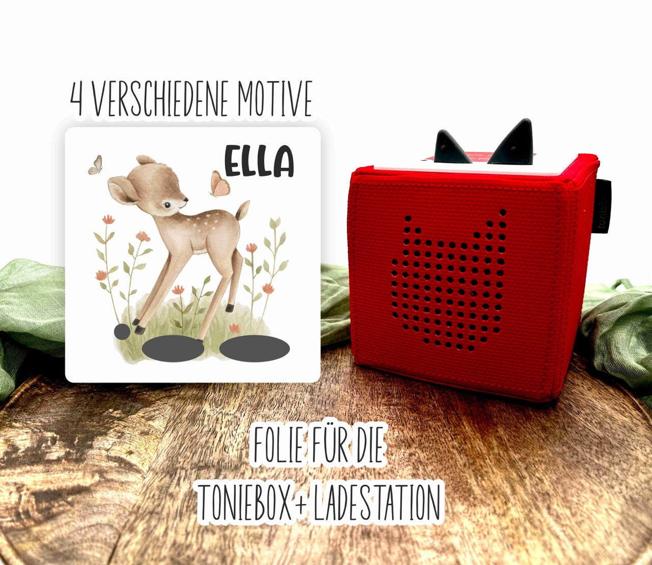 Forest Animals Deer | Personalized Sticker for the Toniebox