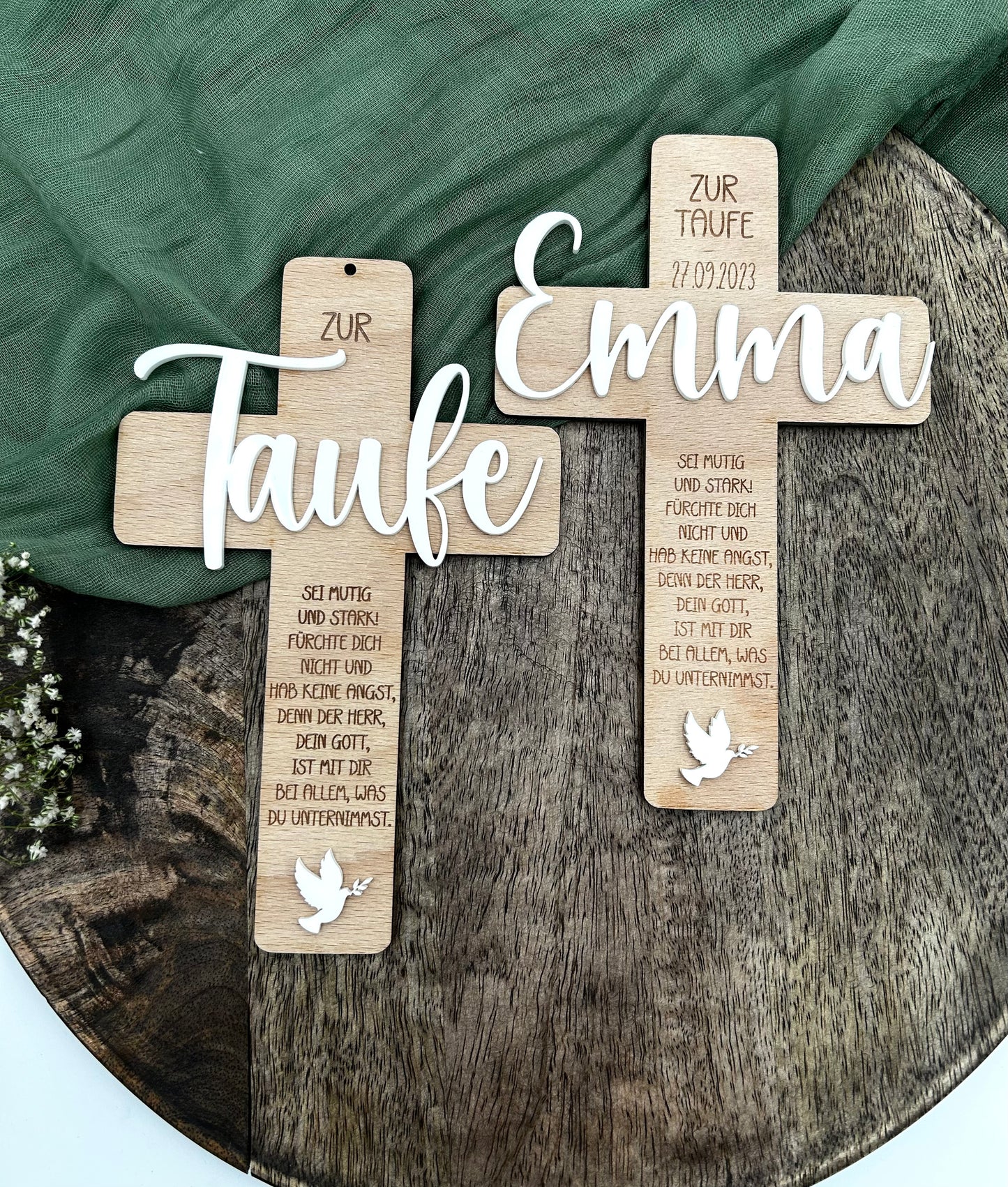 Baptismal Cross | Personalized 