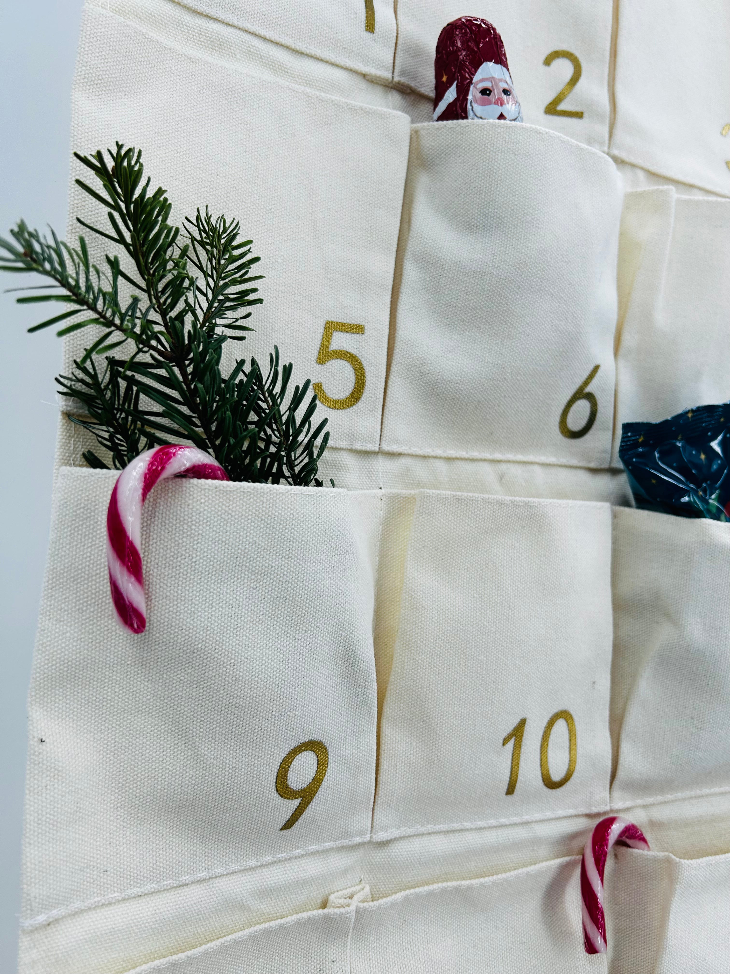 Personalized Advent Calendar Fabric