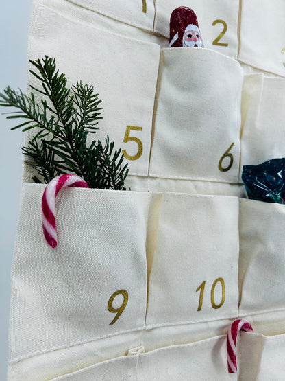 Personalisierter Adventskalender Stoff