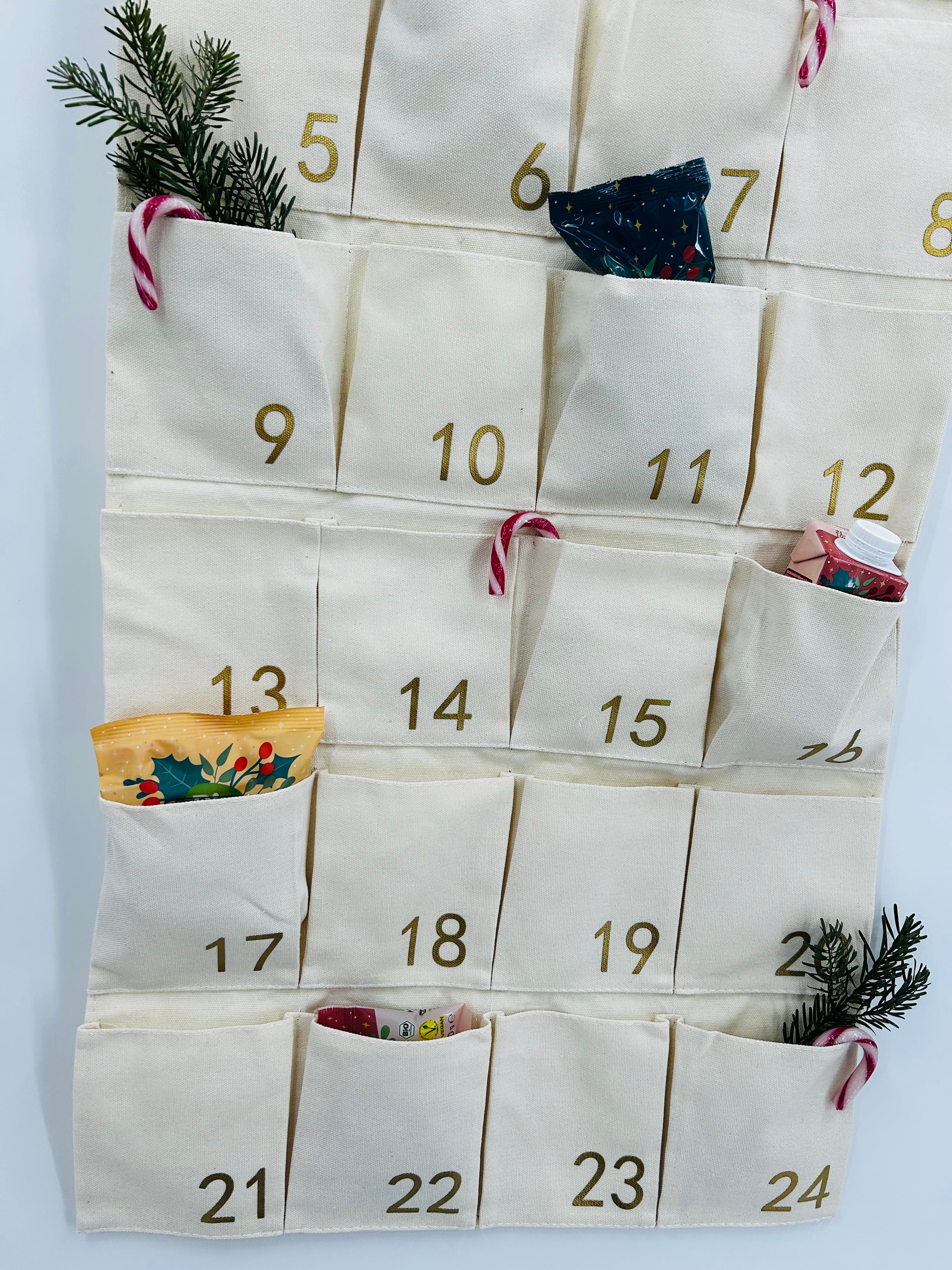 Personalisierter Adventskalender Stoff