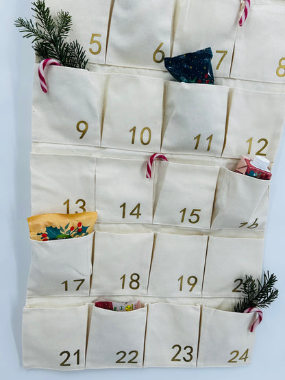 Personalisierter Adventskalender Stoff