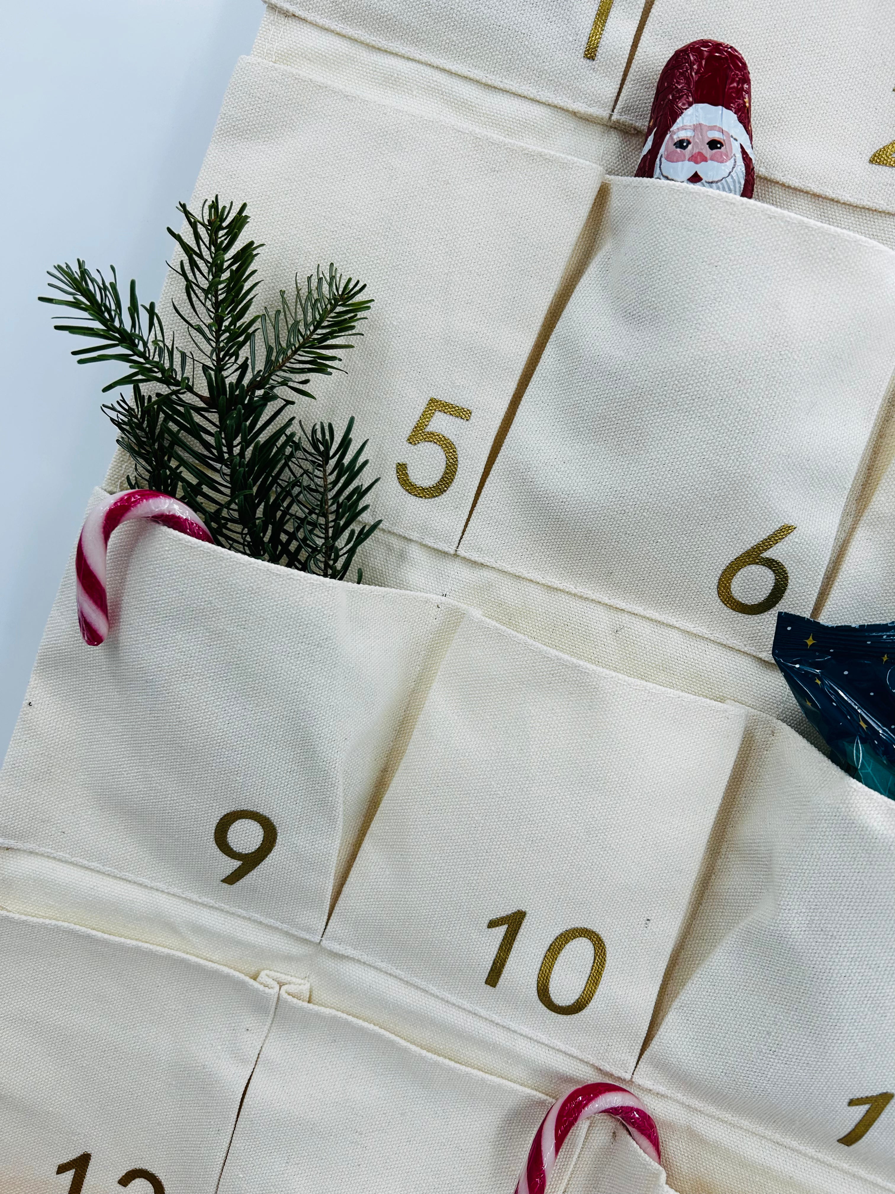 Personalisierter Adventskalender Stoff