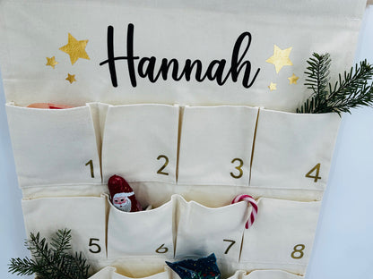 Personalized Advent Calendar Fabric