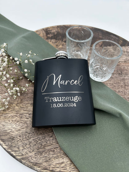 Best man | Hip flask with engraving