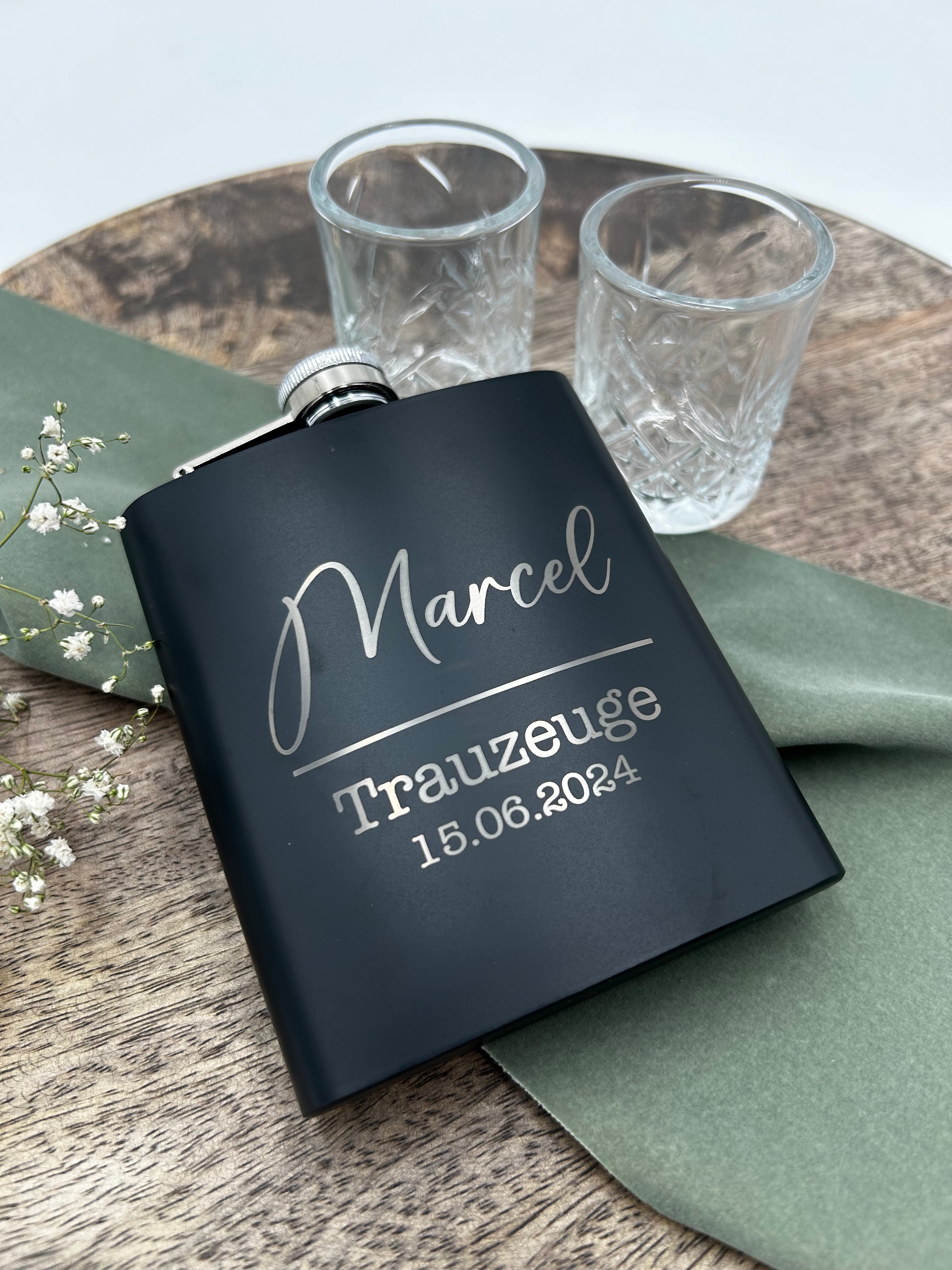 Best man | Hip flask with engraving