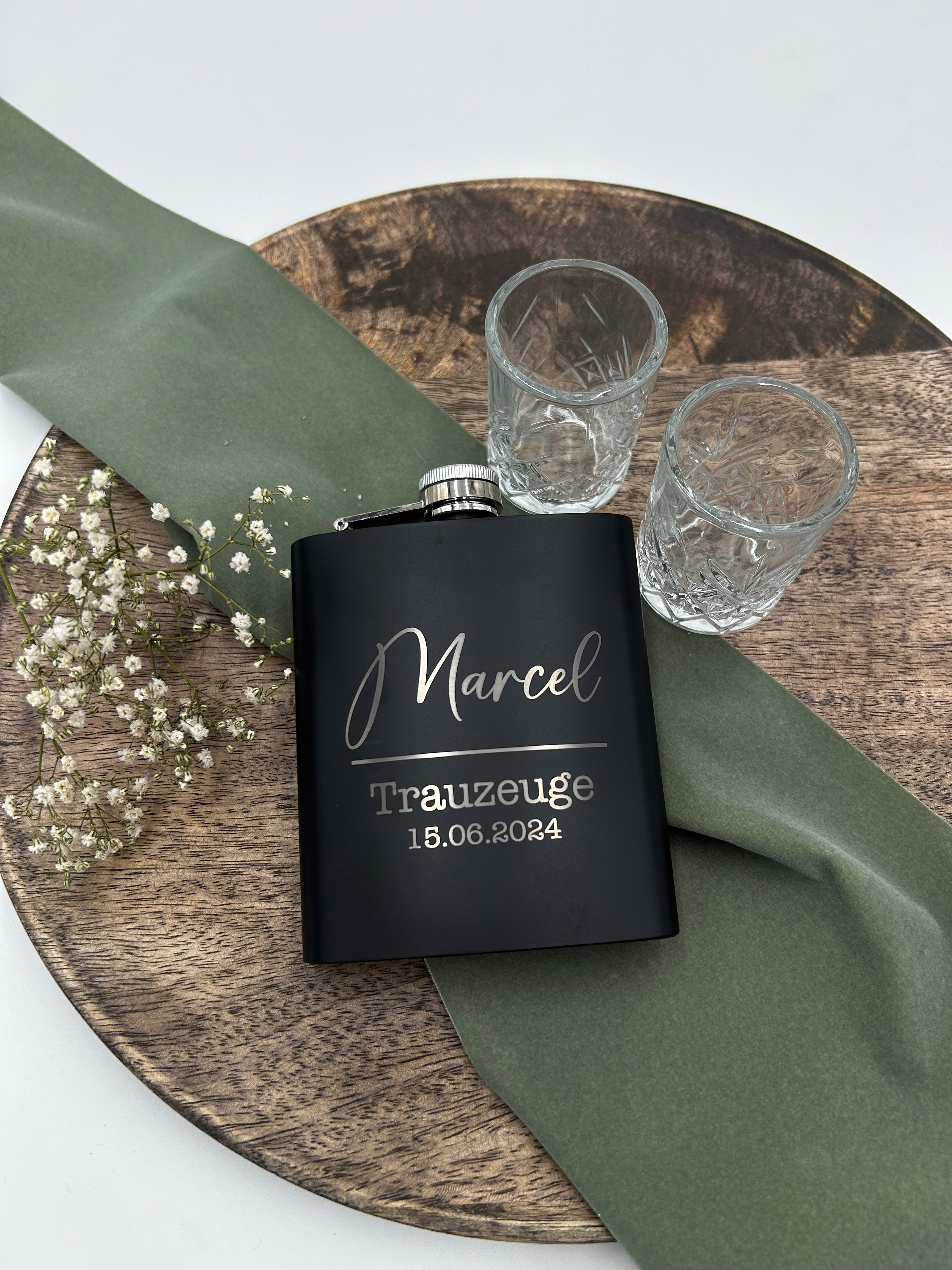 Best man | Hip flask with engraving