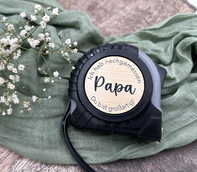 Papa/Opa Großartig - Personalisiertes Maßband/Rollmaßband/Rollmeter 5m - Detailansicht 2
