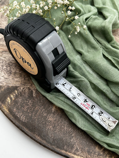 Papa/Opa Großartig - Personalisiertes Maßband/Rollmaßband/Rollmeter 5m - Detailansicht 5