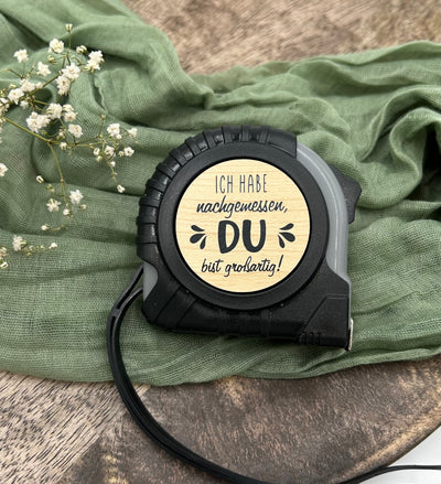 Du bist Großartig - Personalisiertes Maßband/Rollmaßband/Rollmeter 5m - Produktansicht