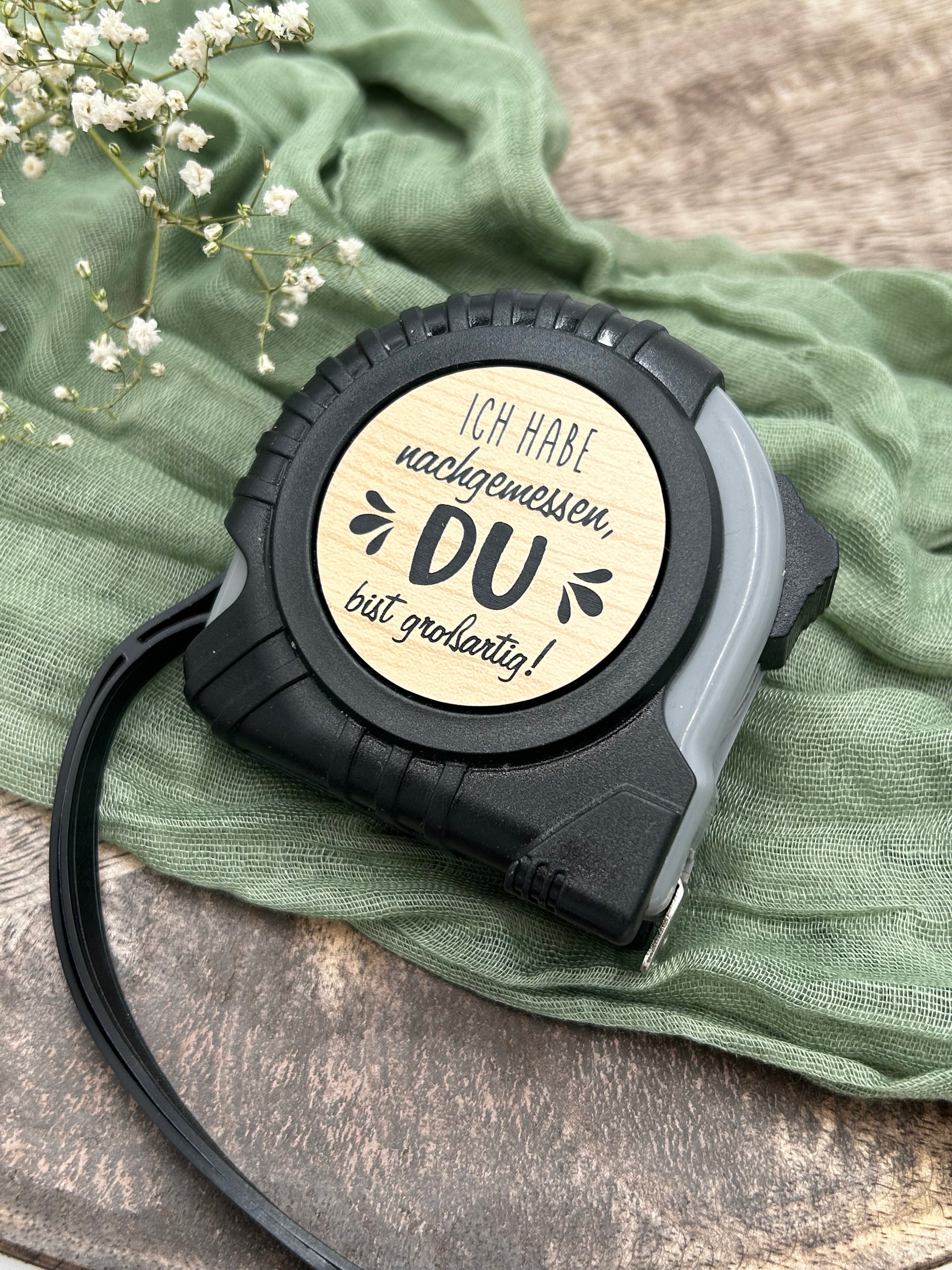 Du bist Großartig | Personalisiertes Maßband/Rollmaßband/Rollmeter 5m