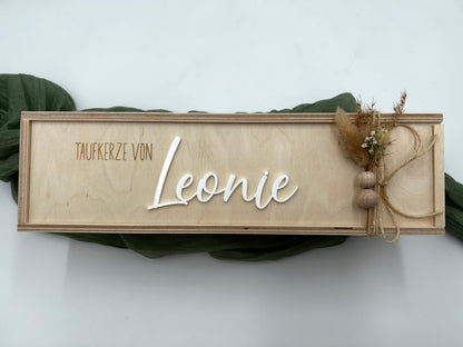 Name | Candle box baptism, communion