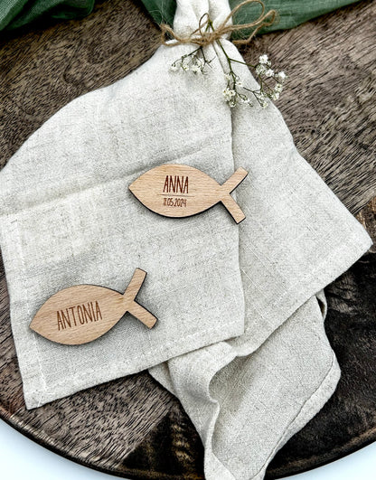 Place Cards Baptism Fish | First Communion | Confirmation