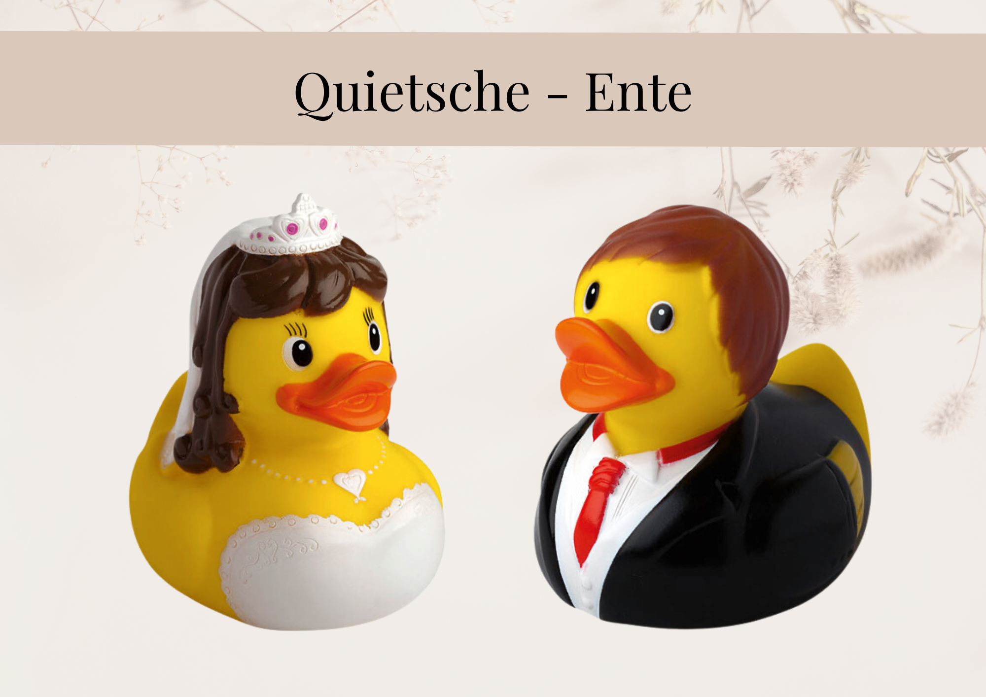 squeaking duck | rubber duck | wedding