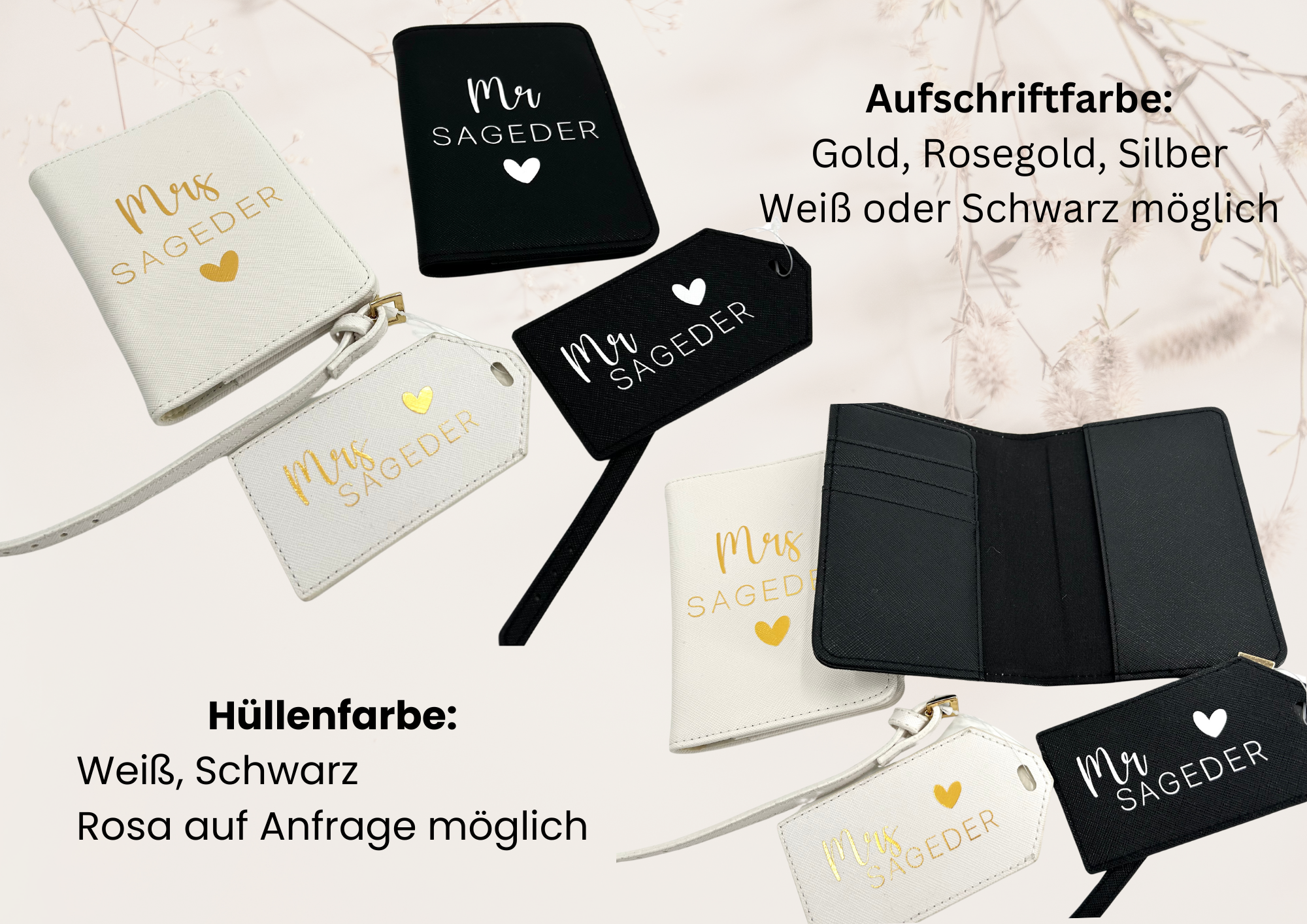 Reisepass Set | Hochzeit