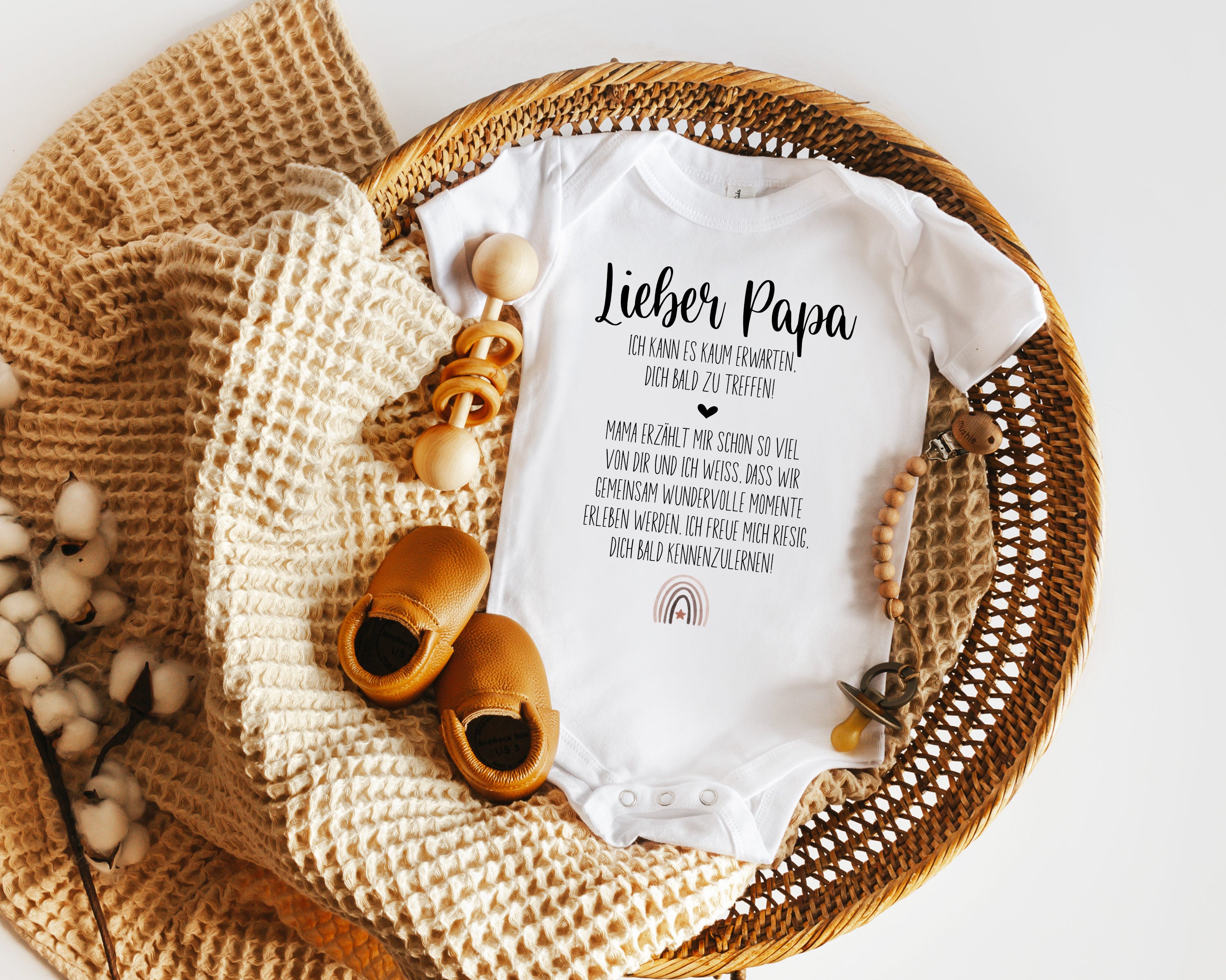 Lieber Papa | Baby Body | Schwangerschaftsverkündung | Papa1