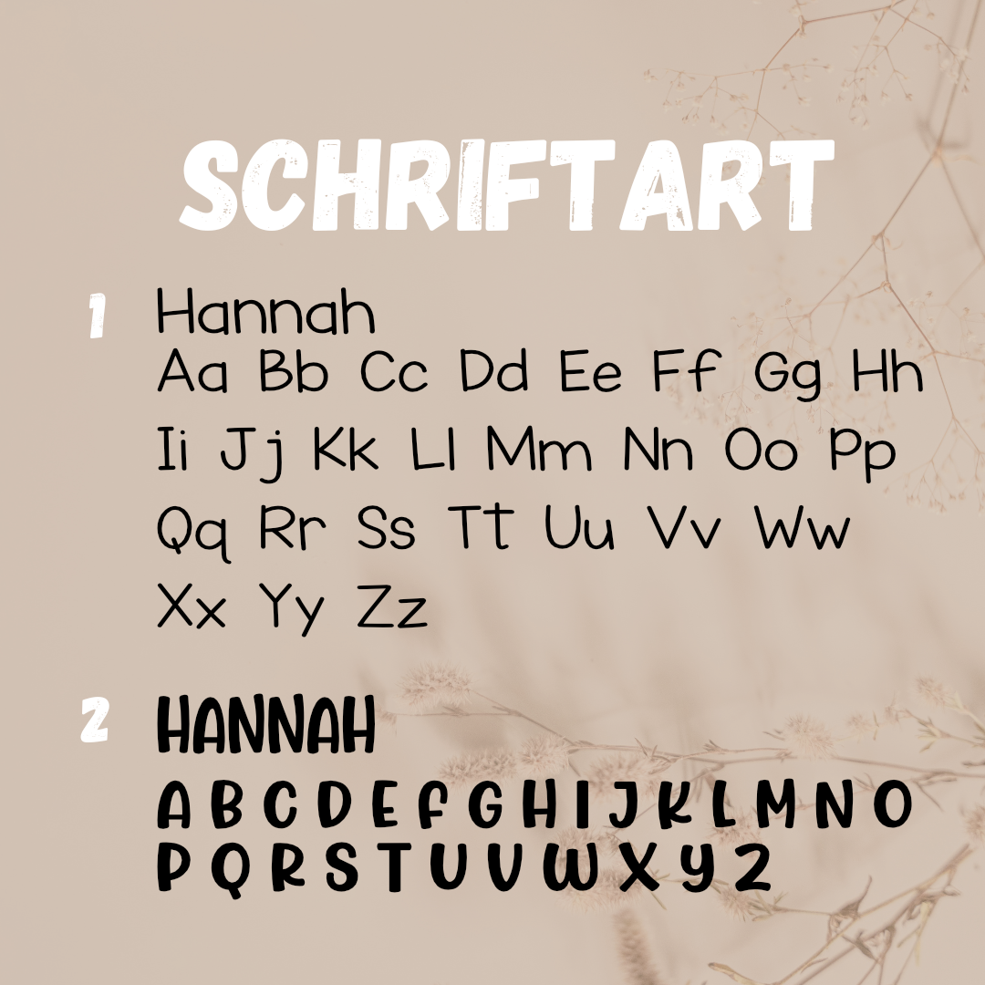 Textilstempel Personalisiert