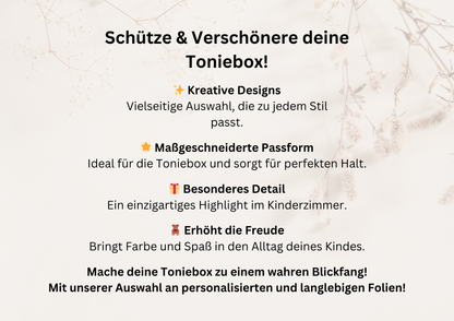 Wald | Personalisierter Aufkleber für die Toniebox