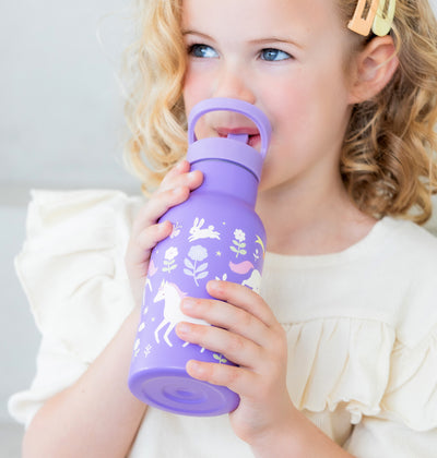 Personalisierte Edelstahl-Trinkflasche mit Name