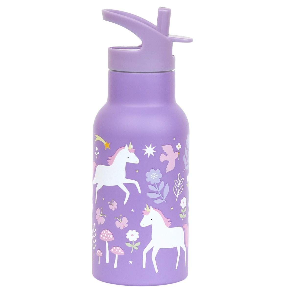 Personalisierte Edelstahl-Trinkflasche mit Name