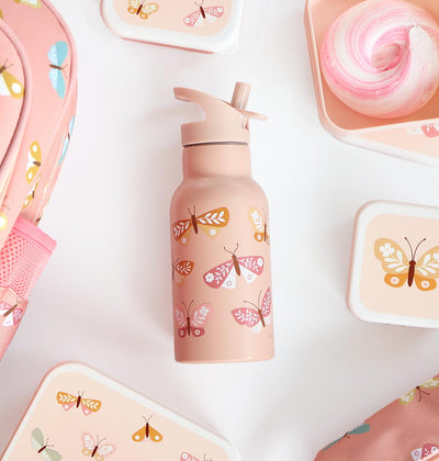 Personalisierte Edelstahl-Trinkflasche mit Name