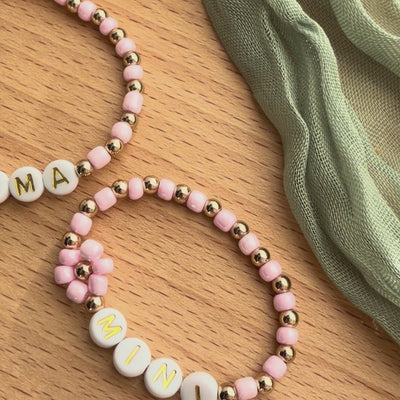 Mama & Mini Perlenarmband SET